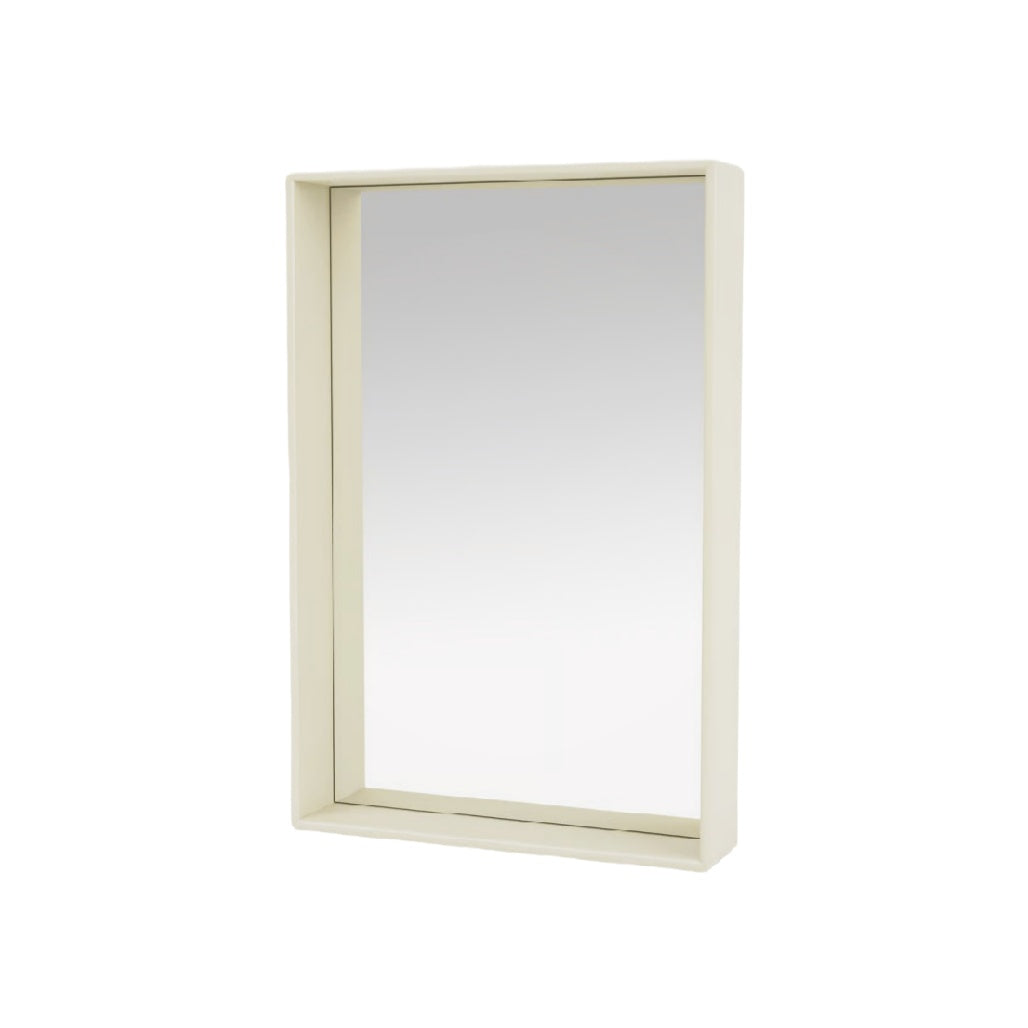 Modern Rectangular Wall Mirror with Frame - Minimalist Design for Home Decor