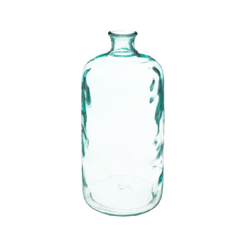 Clear Glass Storage Bottle with Wide Mouth - Vintage Style 1L Jar