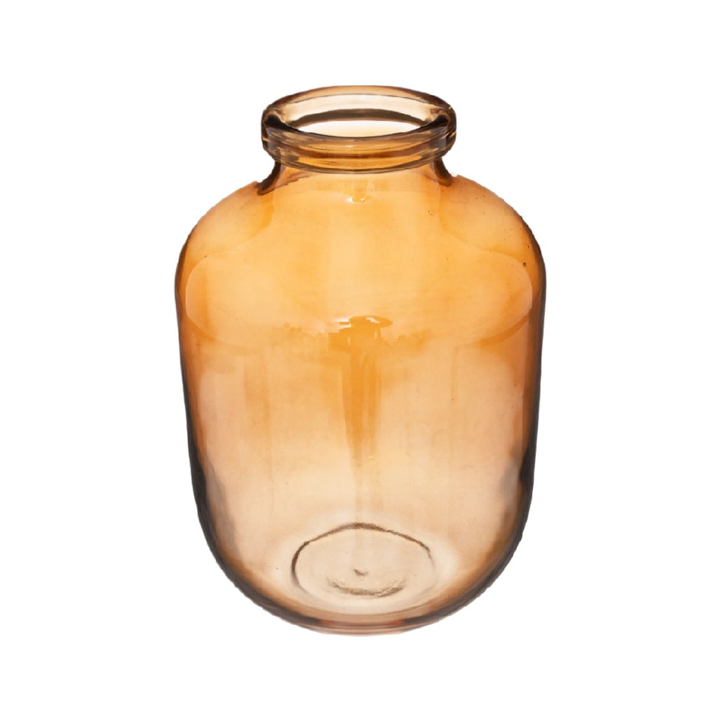 Amber Glass Storage Jar - Vintage Style, 1 Liter Capacity, Airtight Seal